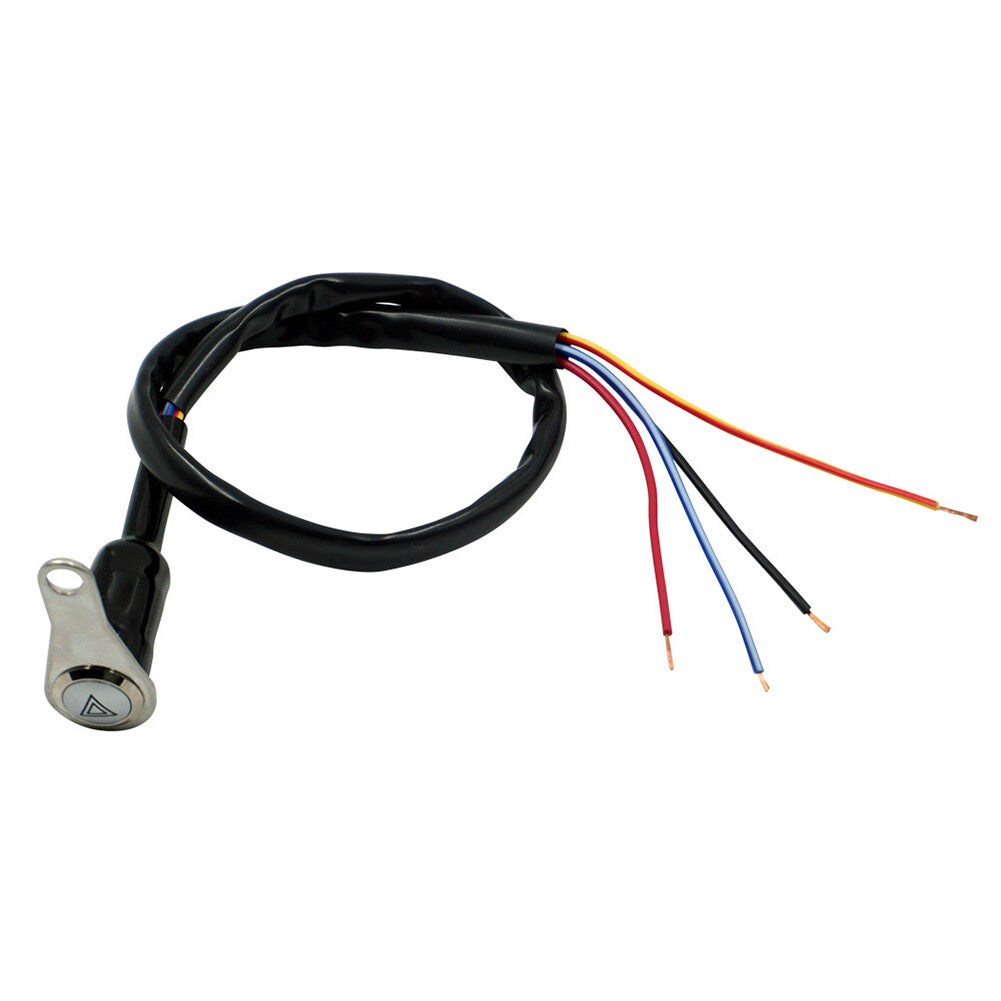 12V Motorcycle Switch ON OFF Handlebar Mount Push Button Red LED Q
