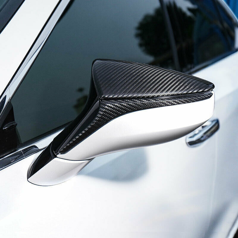 Dry Carbon Fiber Rear View Side Door Mirror Cover for Lexus LS RC LC UX for ES 18+UP