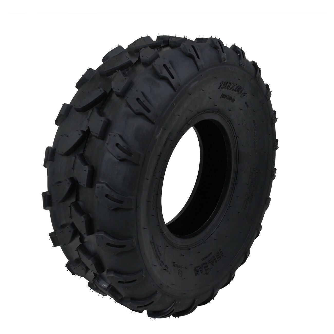 4pc 19x7.00-8 19x7-8 Tyres Tubeless For ATV Quad Go Kart for Golf Cart Lawn Mower