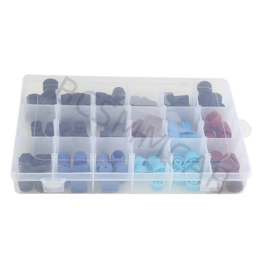 90x Car Repair A/C R134a R12 High Low Side Valve Core Dust Cap Replacement Sets n