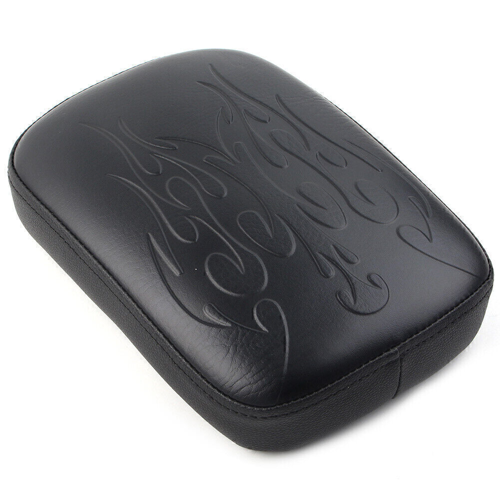 Rear Passenger Cushion 8 Suction Cups Pillion for Seat for Harley Bobber Sportster