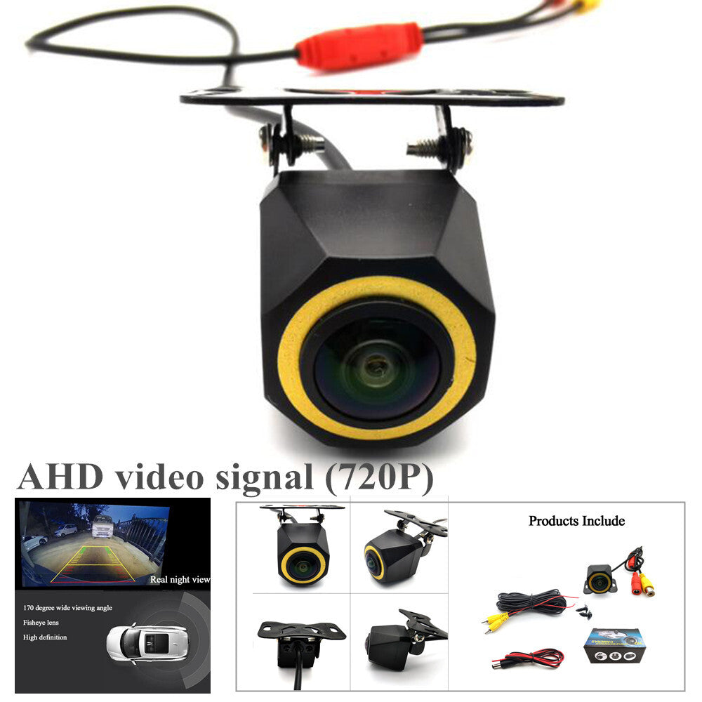 12V Car Rear View Backup Camera Reverse AHD 720P Cam 170¡ã Wide Angle Parts v