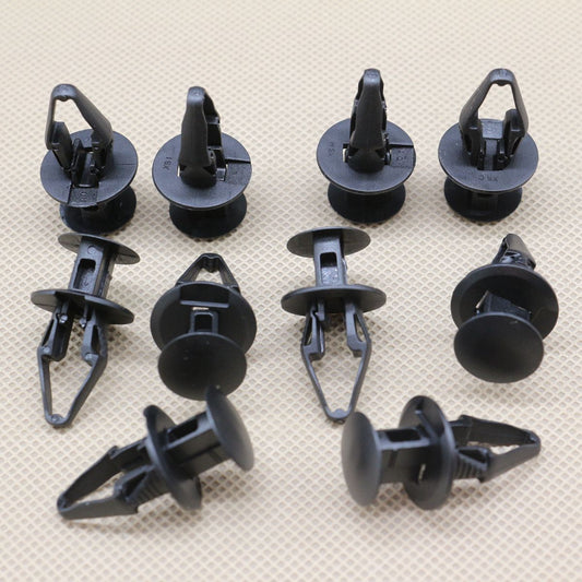10-piece push-type mudguard, wheel and bumper retainer for GM, for Chrysler 11561368