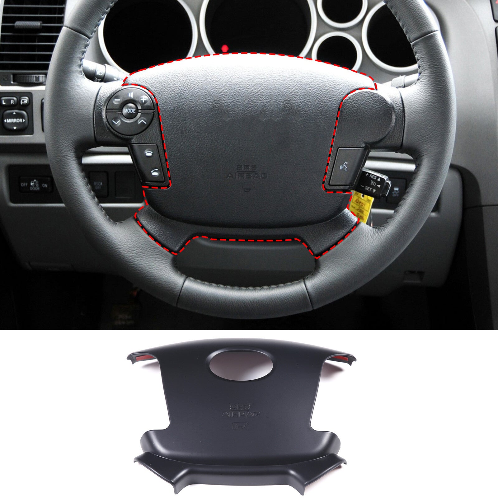 Shiny Carbon Fiber Cover Trim for 2022 for Subaru WRX Sedan Side Handle- v