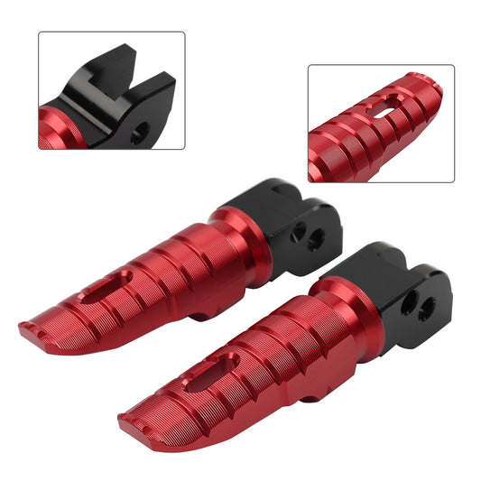 Red Red Passenger Rear Footrests Foot Peg for Ducati Monster 696 2008-2014 796