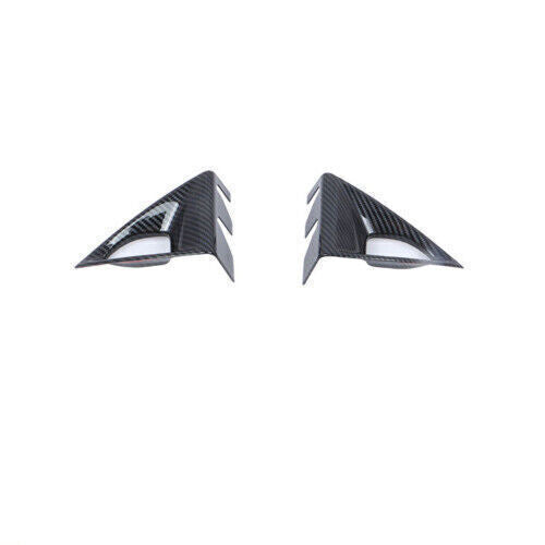 2X ABS Carbon Fiber Front Fog Light Moulding Cover Trim for Nissan Rogue 21-2023