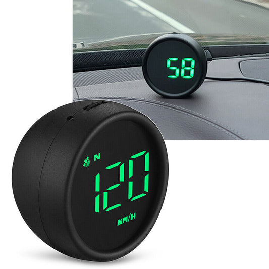 Green Digital GPS Speedometer HUD MPH/KM Overspeed Warning for Car Motorcycle Q