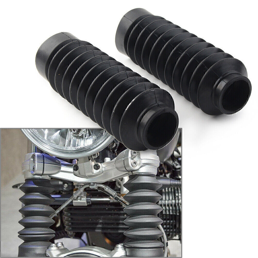 Rubber Fork Dust Cover Front Gaiters Boots for BMW R nine T Racer Pure 2014-2020