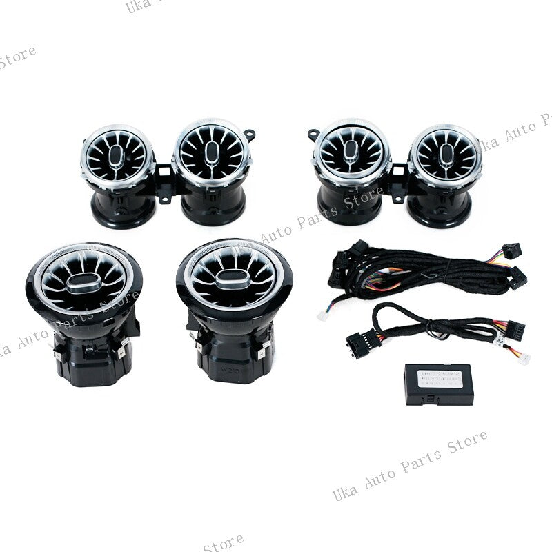 8PCS Ambient Light Air Condition Vent for Mercedes-Benz E Class W213 E300 E260