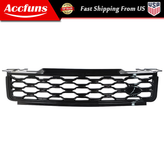 Grille bumper kit for 2018 for Range Rover Sport L494, upper black mesh plastic. n