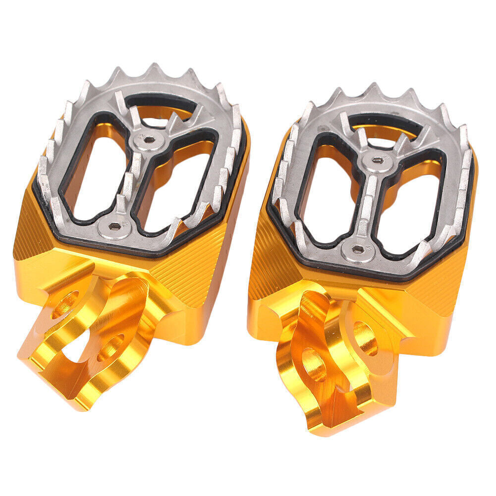 Racing Footpegs Footrests Fit for Suzuki RMZ250 RMZ450 2010-2013 2014 2015 Gold Q