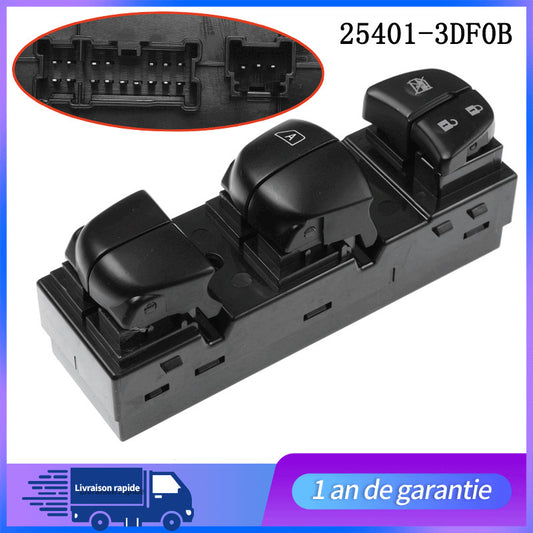 COMMANDE LEVE VITRE AVANT GAUCHE POUR JUKE SENTRA QASHQAI PATHFINDER 254013KA0A n