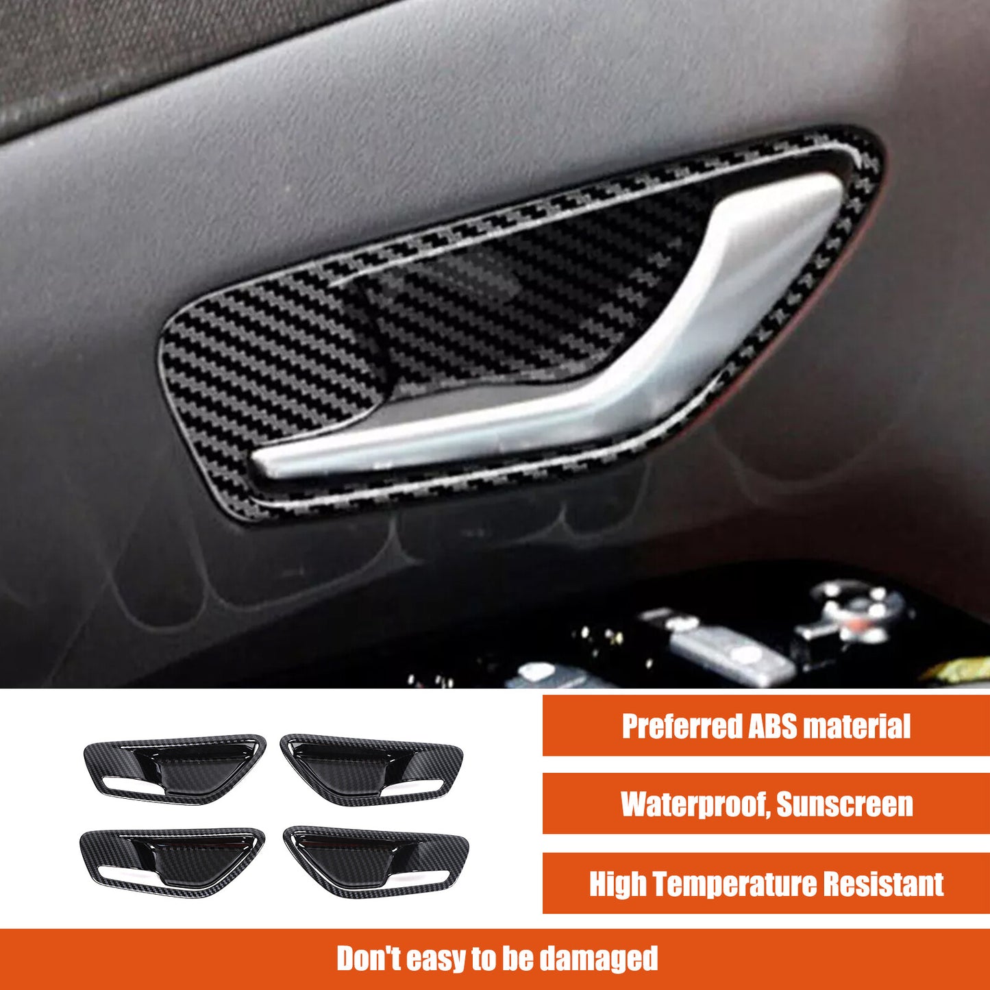 REAL CARBON FIBER SINGLE BUTTON STARTER SWITCH COVER DECOR forTING for X3 G01 X4 2018-2021- v