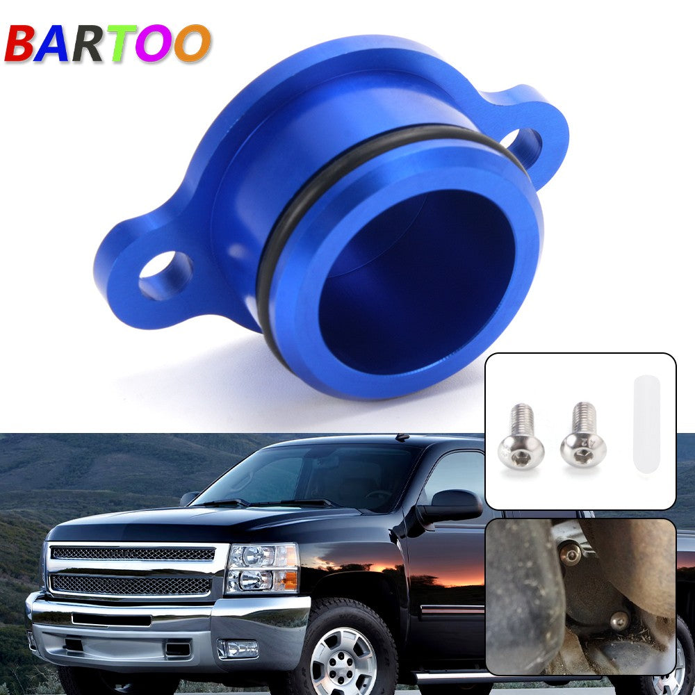for Yamaha PW50 PW80 Oil Injection Pump Delete Block Off Plug Blue 6061 Billet Q