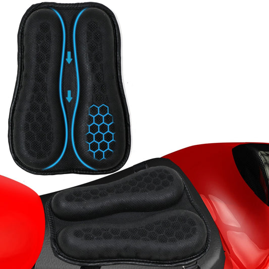12.2inch Universal Motorcycle for Seat Cushion shock-proof Motorbike Gel for Seat Pad