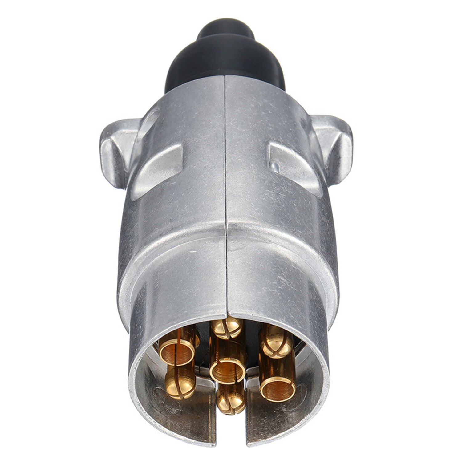 7-Pin round metal 2 in 1 Plug US for Trailer  Camper Electric car Parts