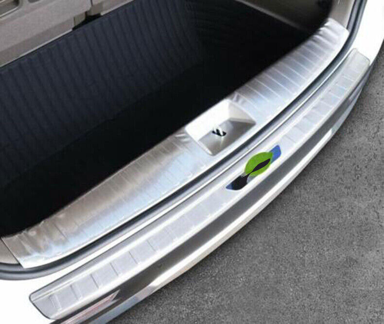 for Kia Carnival 2022-23 Silver Steel Rear Bumper Protector Sill Plate Guard 2Pc