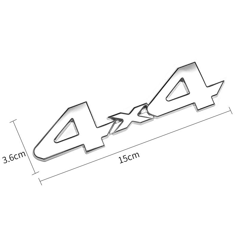 3D DIY Logo Decal Car Racing Trunk Tailgate Emblem Sticker Badge Trim Red Metal