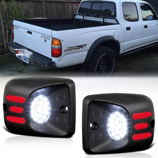 2X For 1995-2004 for Toyota Tacoma Cab 6000k Canbus LED License Plate Tag Light Lamp Q