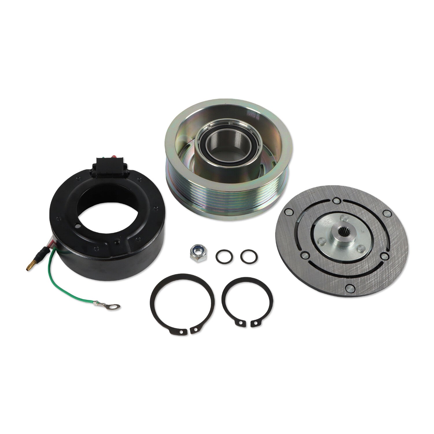 A/C AC Compressor Clutch Kit For 2009 2010 2011-2014 for Honda Fits 1.5L Engine 1810