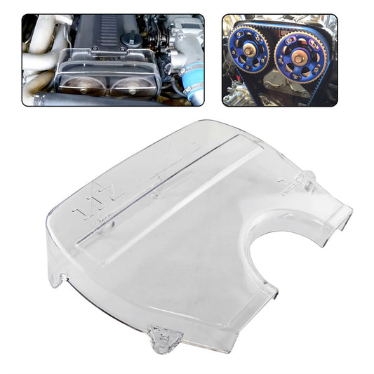 Clear Cam Timing Belt Cover for Toyota Supra Chaser Soarer Cresta 1JZ 1JZGTE