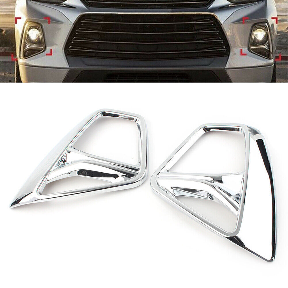Front Fog Light Frame Cover Fit for Chevrolet Blazer 2019-2020 Car Accessories Q