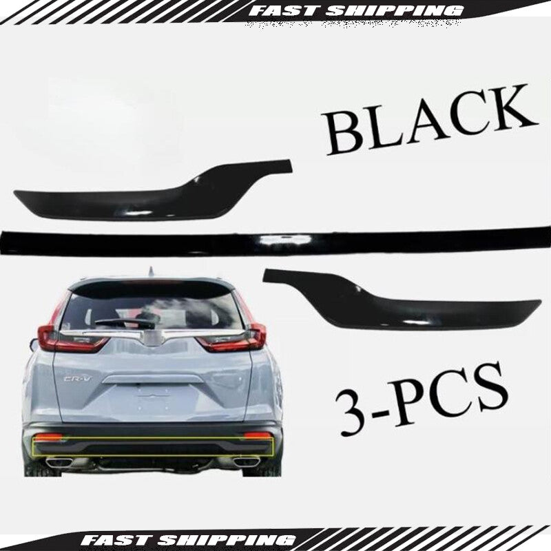 Black trim on the left center of the rear bumper for Honda CR-V (2020-2022)