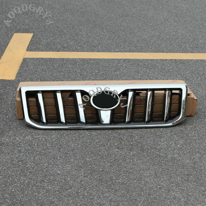 for Toyota Prado FJ/LC120 2003-09 Chrome ABS Front Radiator Grille Cover Replace