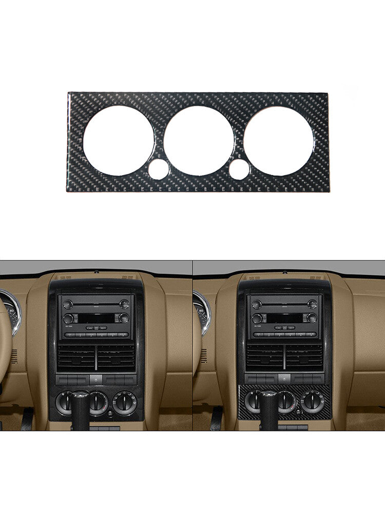2X Red Carbon Fiber Air Vent Outlet Frame Cover Trim for Chrysler 200 2011-2014 v