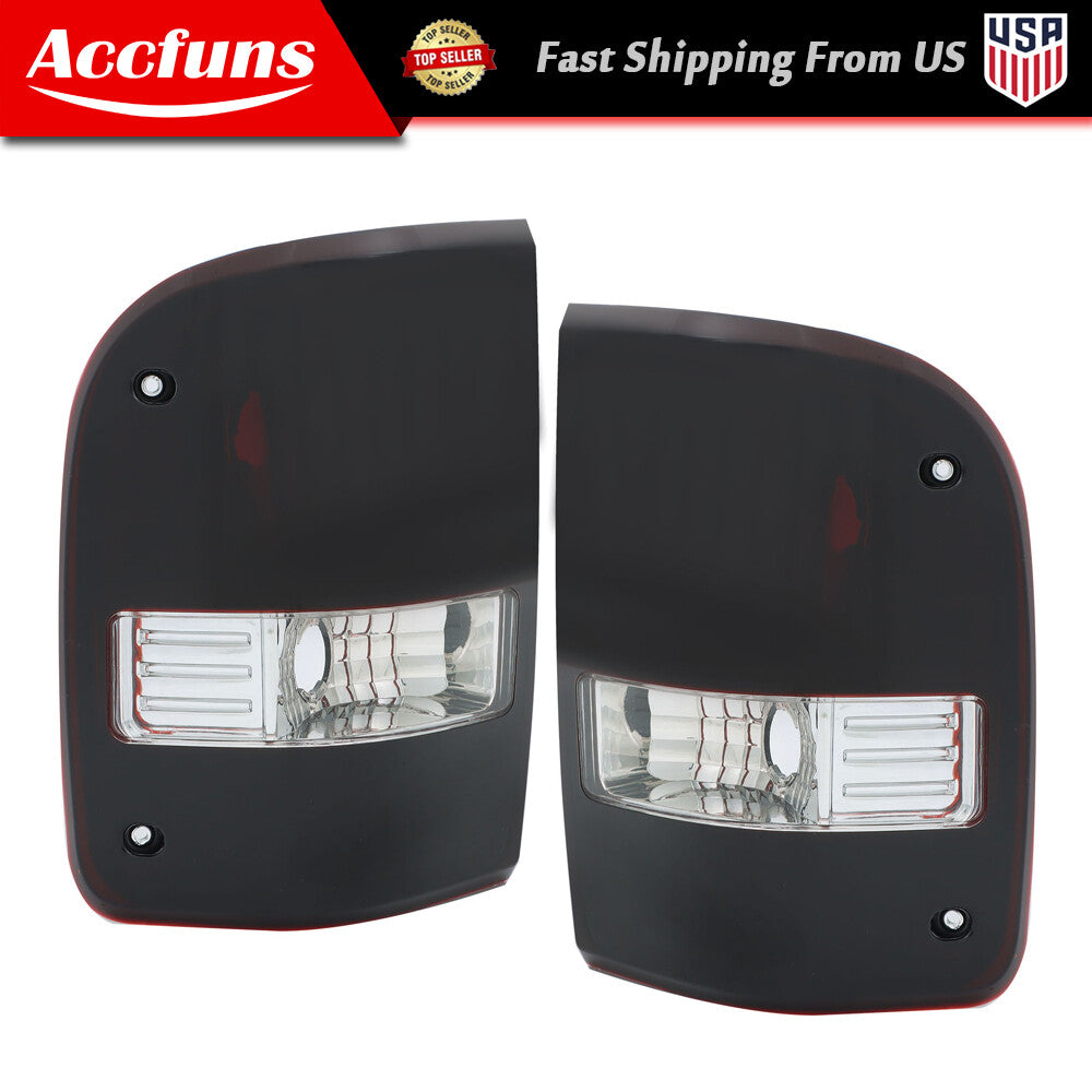 2001-2011 Ranger Driver+ Passenger Side Taillights with Chrome Incandescent Lights n