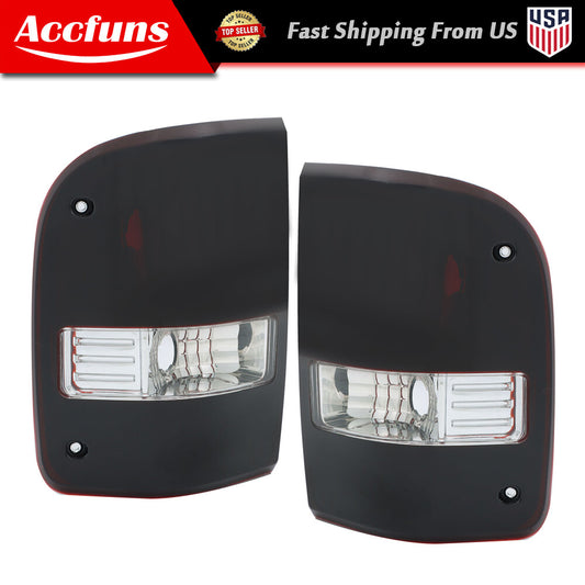 2001-2011 Ranger Driver+ Passenger Side Taillights with Chrome Incandescent Lights n