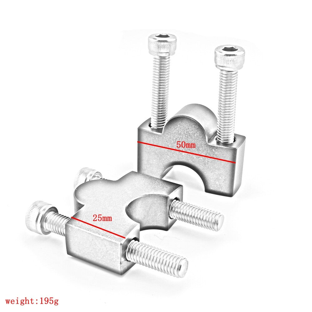 for Kawasaki 250TR W400 ZRX400 ZRX1100 Handle Bar Riser Handlebar Mounting Clamp