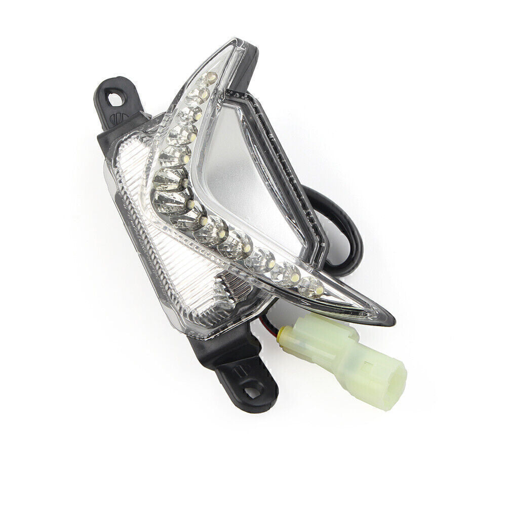Motorcycle Front Upper LED Headlight Bulb White Lens for Honda CBR600RR 2007-12
