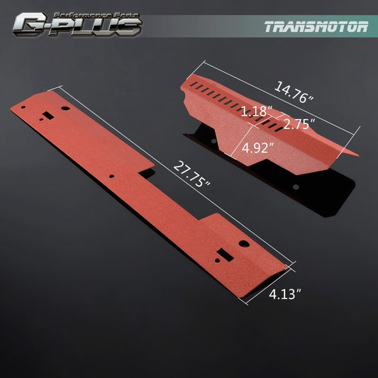 Suitable for Subaru WRX STi 2002 - 2007 radiator shroud and pulley belt cover combination