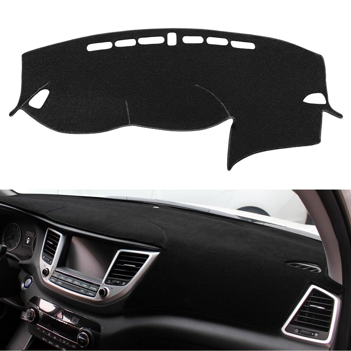 Non-slip car dashboard cover, dashboard mat, carpet for Hyundai for Tucson 2016-2018 - n