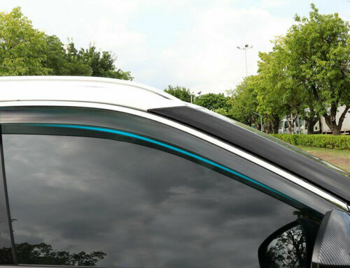 for Nissan Rogue X-Trail 2021-2023 Black Window Visor Shades Sun Rain Wind Guard