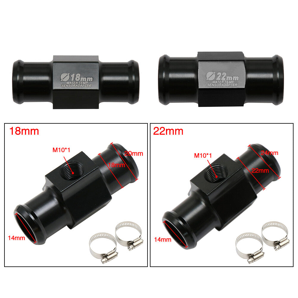 18mm Motorcycle Water Temp Temperature Joint Pipe Hose Sensor Gauge Adapter Q