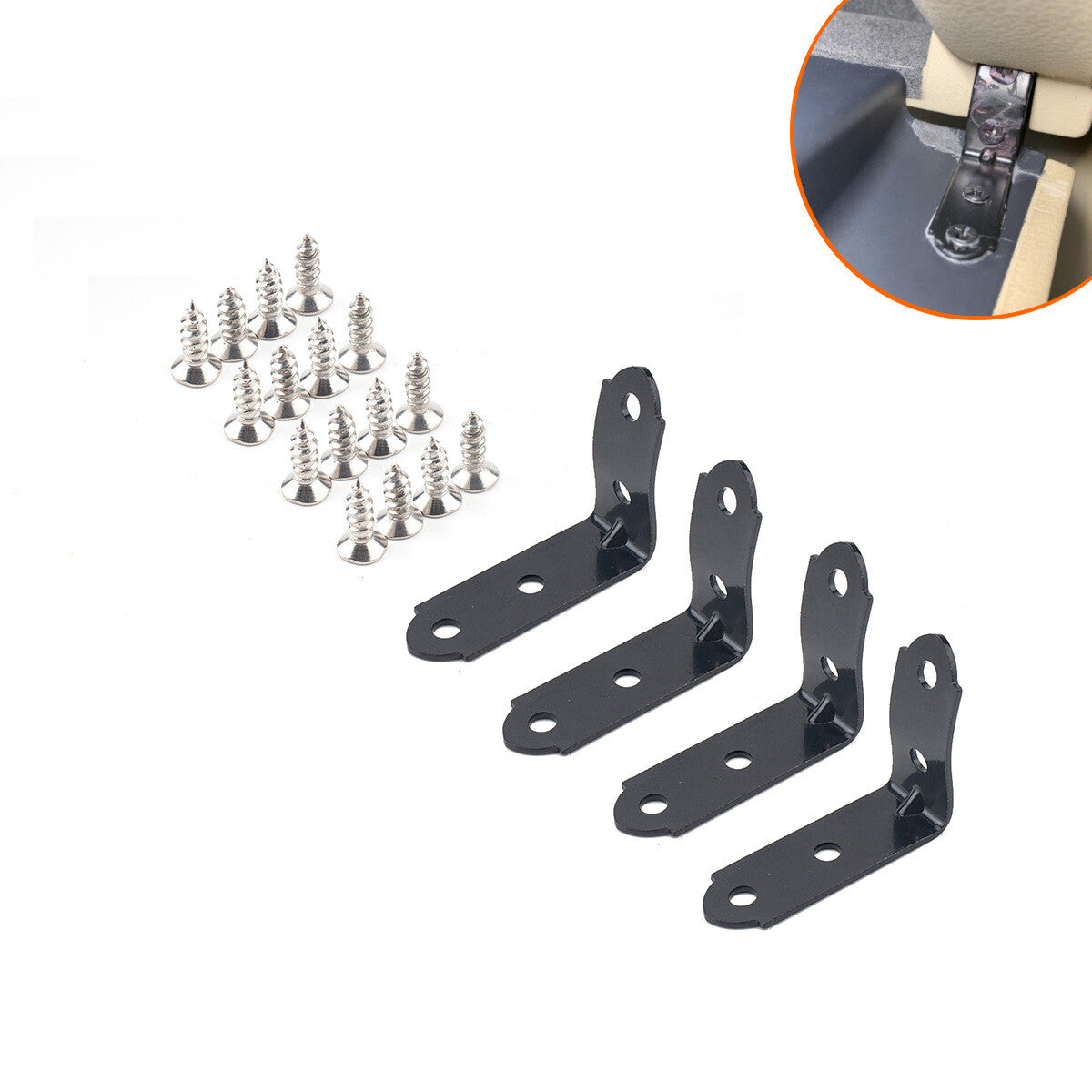 8E1880302B Handbox Hinge Bracket Repair Kit for 2002-2008 for Audi A4 S4 RS4 B6 B7 n