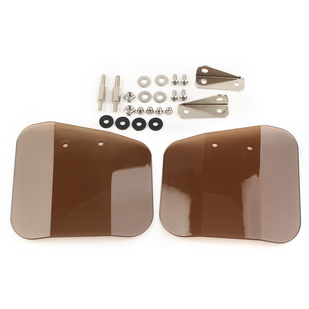 Tan Air Wing Deflector Windshield Mirror Mount for Honda GL1800 01-17 F6B 13-17