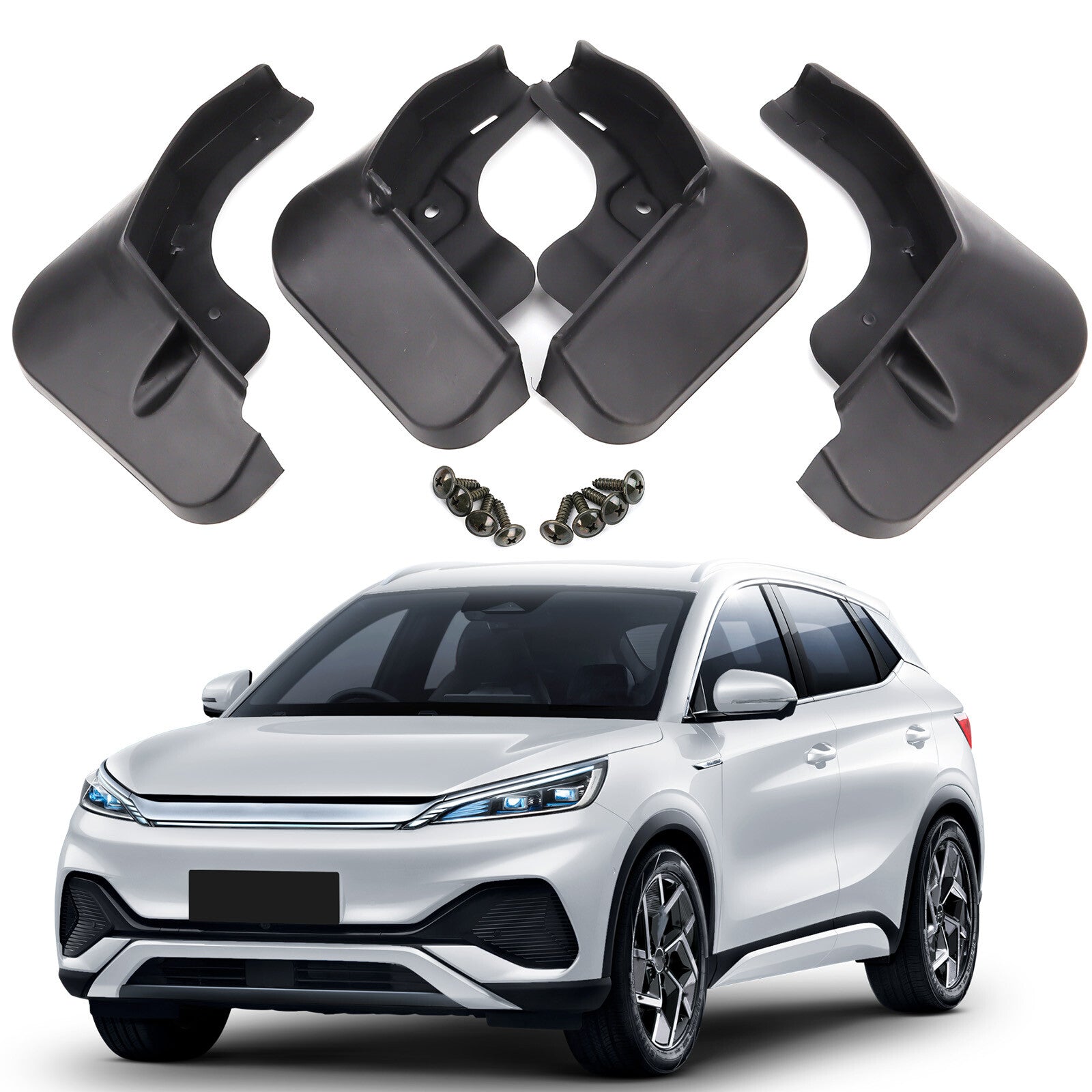 4x Front Rear Mud Flaps Splash Guards Mudguards for BYD Atto3 Atto 3 2022-2024 Q