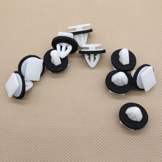 20-piece pack of extended rivets for Mercedes-Benz grilles, bumpers, radiator caps, body panels, and trunk trim.