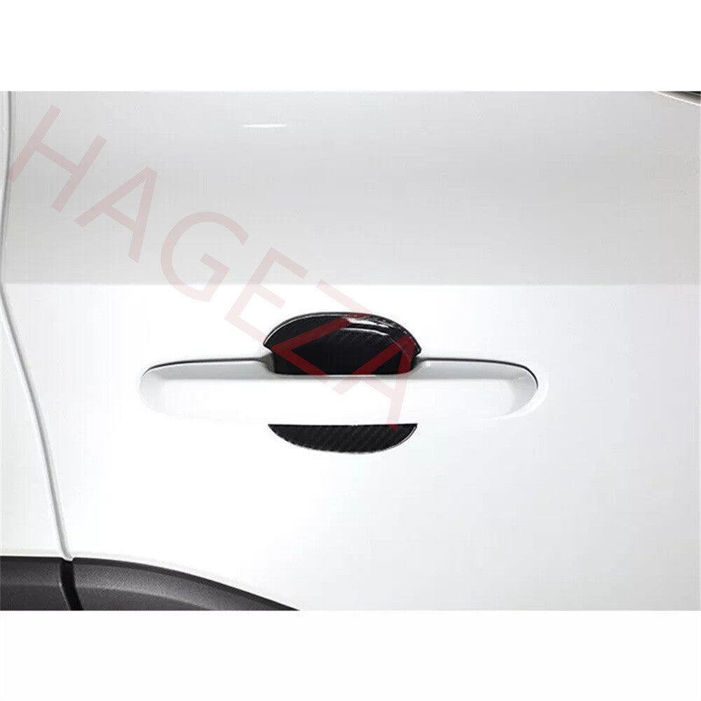 Carbon Fiber ABS Side Door Handle Bowl Cover For Toyot@ for Land Cruiser LC250 2024+