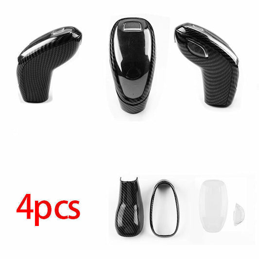Central Console Gear Shift Knob Trim ABS Carbon Fiber for Cadillac CT5 20-2024