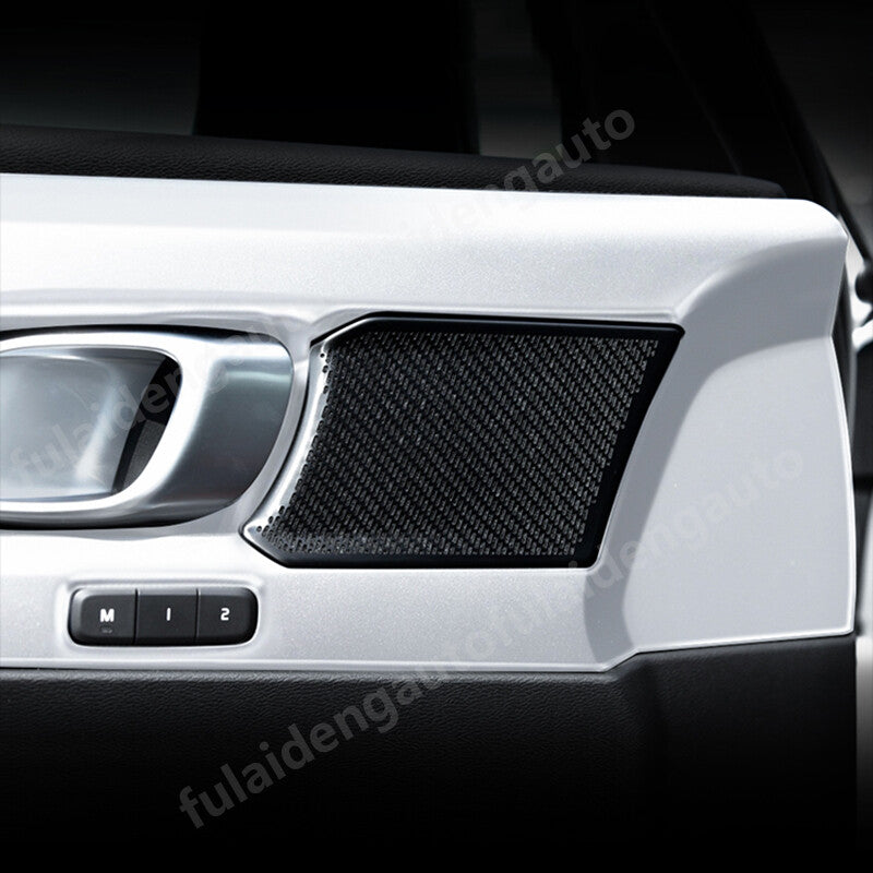 for Volvo XC40 2018-2024 Silver Interior Door Handle Bowl Panel Cover decor Trim