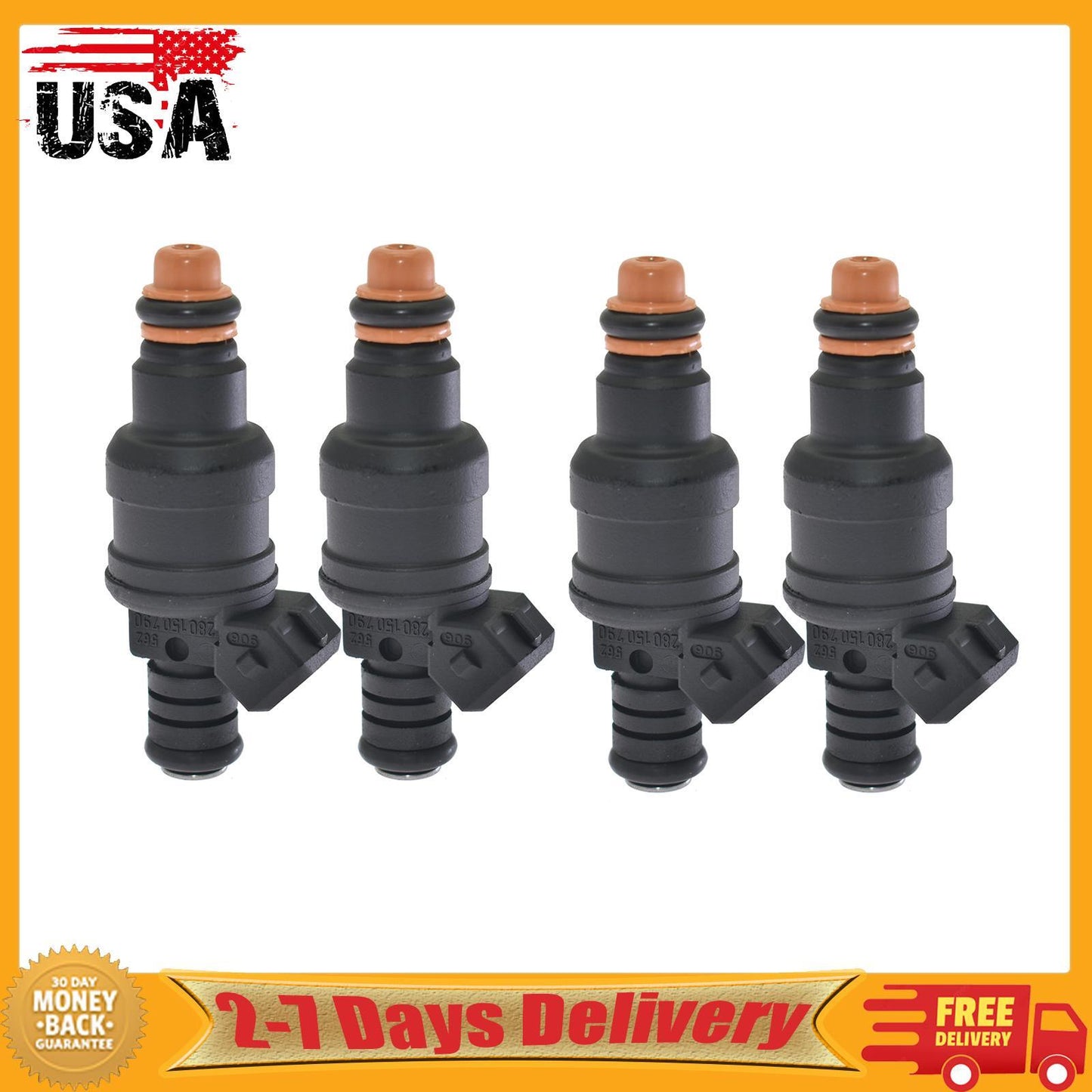 4x Fuel Injectors for BMW 3 5 7 for Audi S4 A6 for Ford for Mustang Taurus for Buick 0280150464