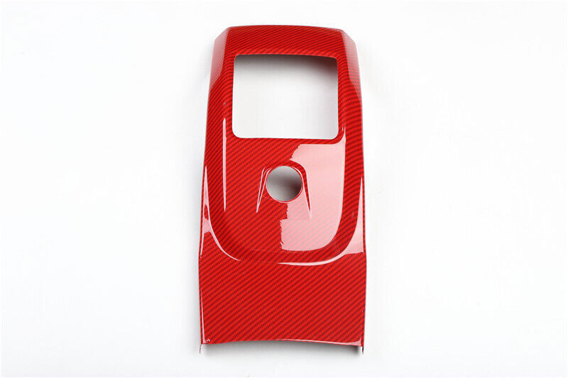 For 2013-2016 Escape ABS Red Carbon Rear Air Outlet Vent Panel Trim Cover n