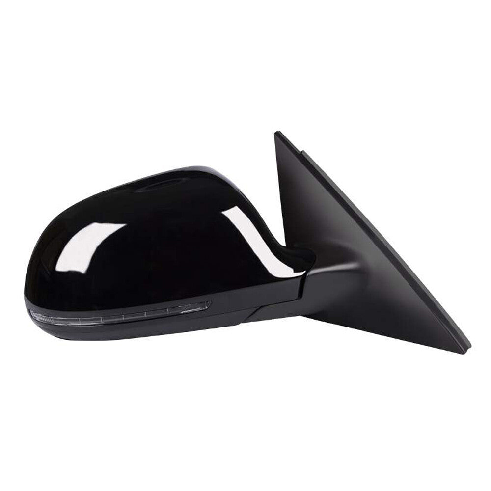 Side mirror passenger R for 2013-18 for Audi Q3 power windows and folding turn signals 8 lines - n