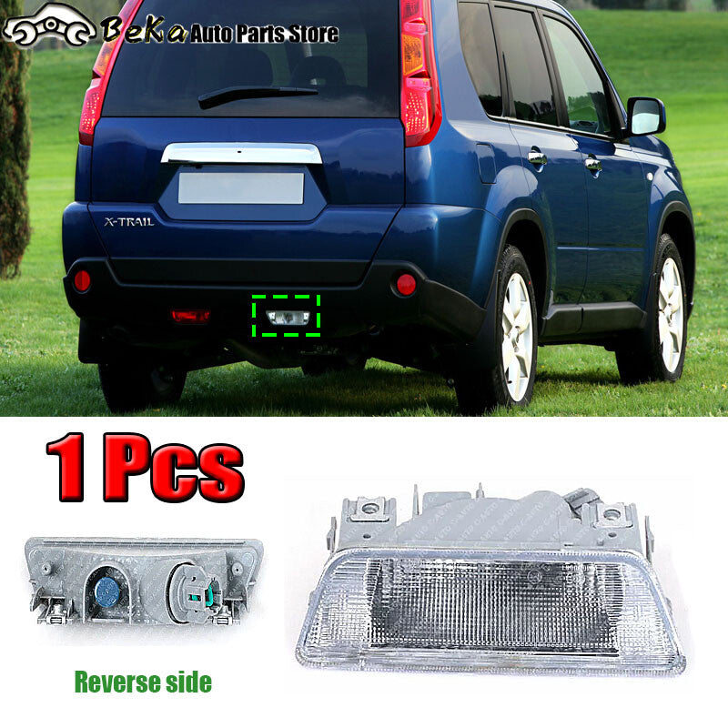 1 piece for Nissan X-Trail T31 2008 - 2013 rear bumper fog light/signal light (white)