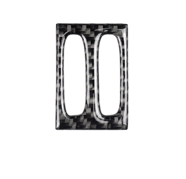 Carbon fiber car control air socket frame decorative sticker for C W204 2011-2013 n