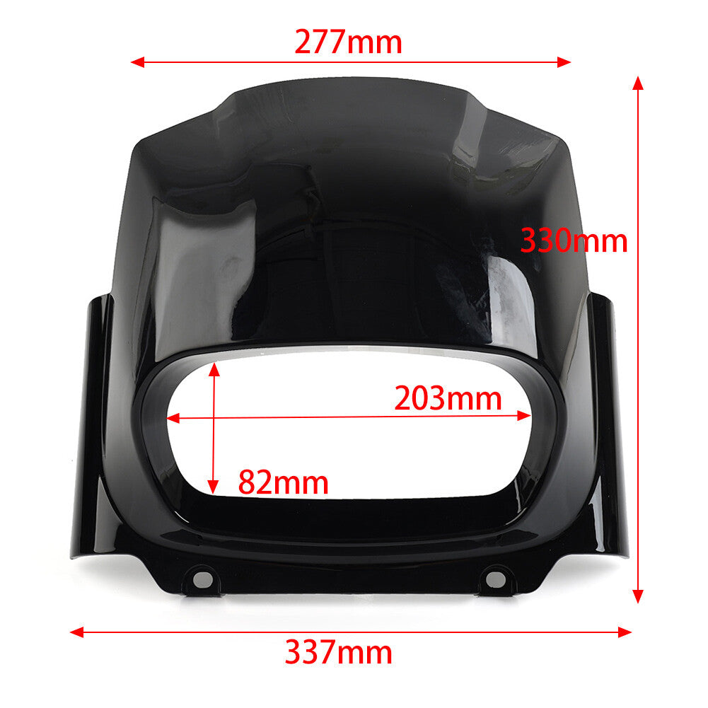 Headlight Fairing Cover Cowl for Harley Fat Bob FXFB FXFBS 2018-2022 Matte Black